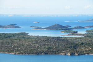 View over the Kornati Islands