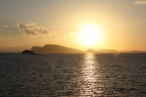 Sunset from Hydroneta bar in Hydra