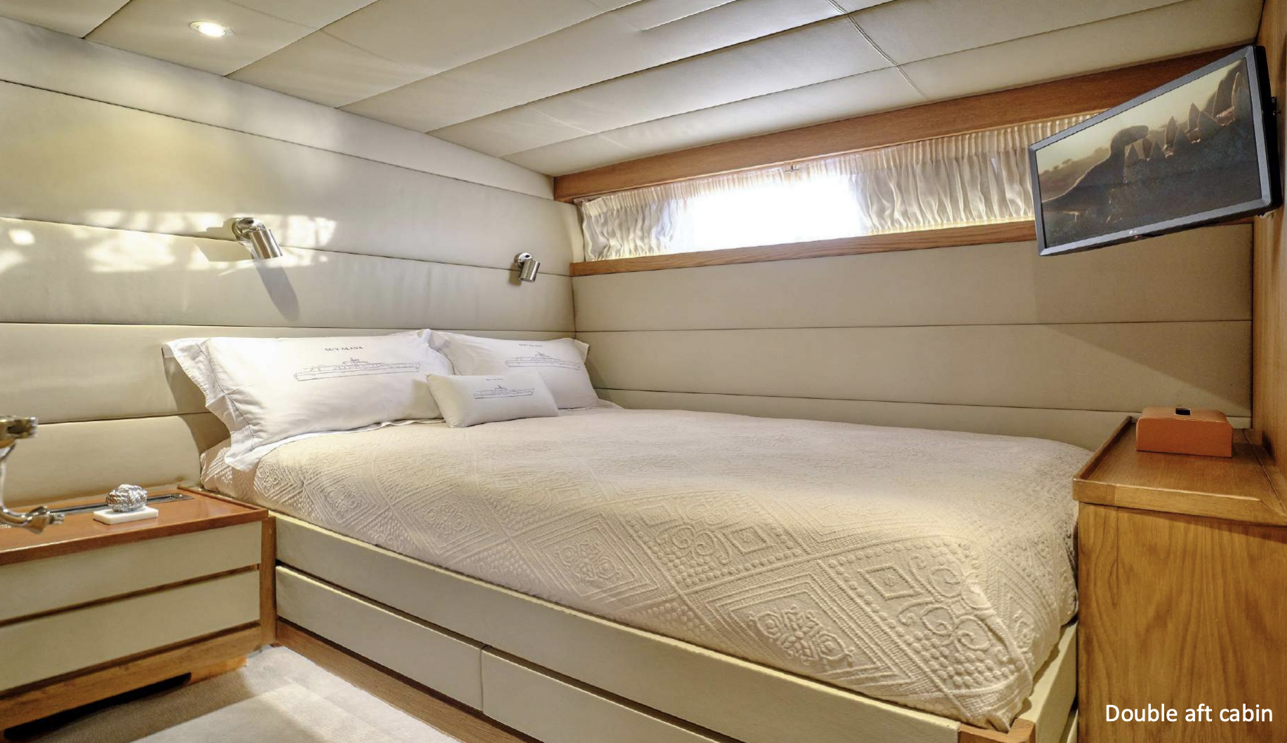 Motoryacht Alaya - double aft cabin