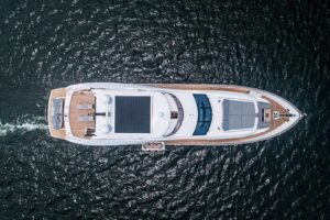 Sunseeker 95 QUANTUM - areal view