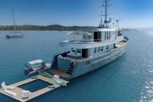 Motor Yacht Gemaya - Abeking Rasmussen - at anchor
