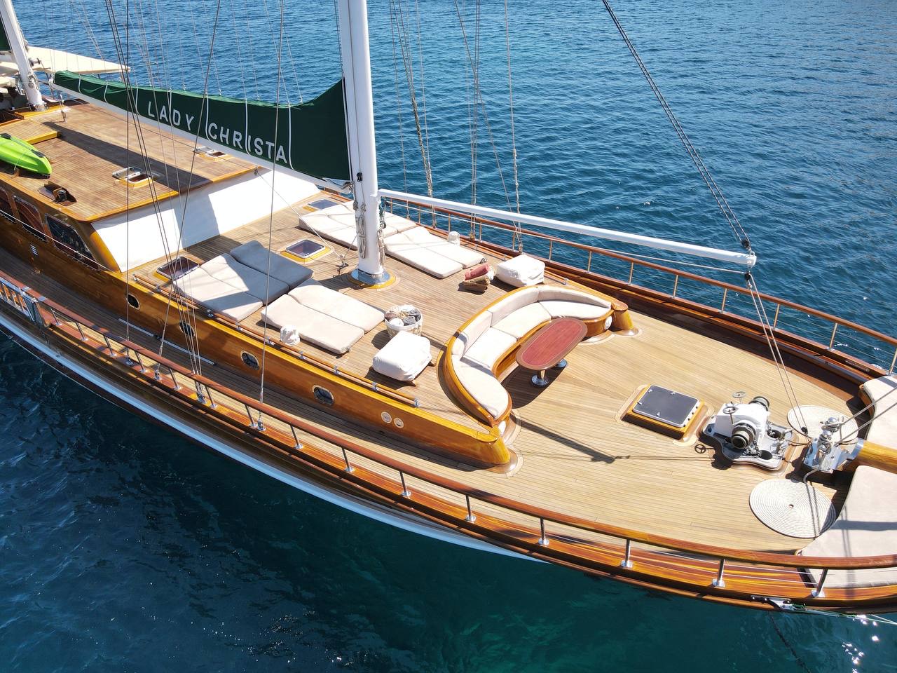 Lady Christa gulet for charter - Sun deck