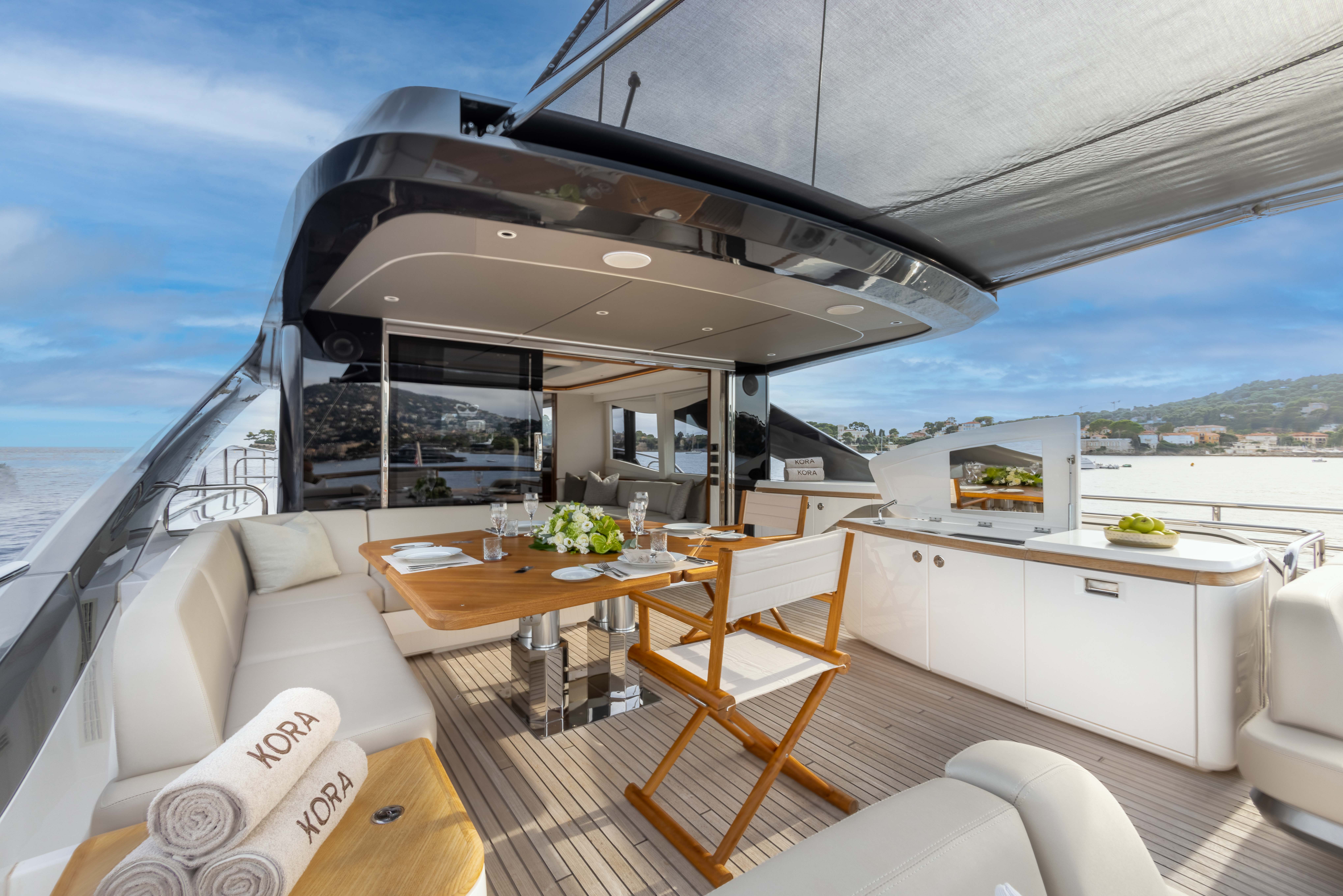 KORA Princess X80 for charter - cockpit