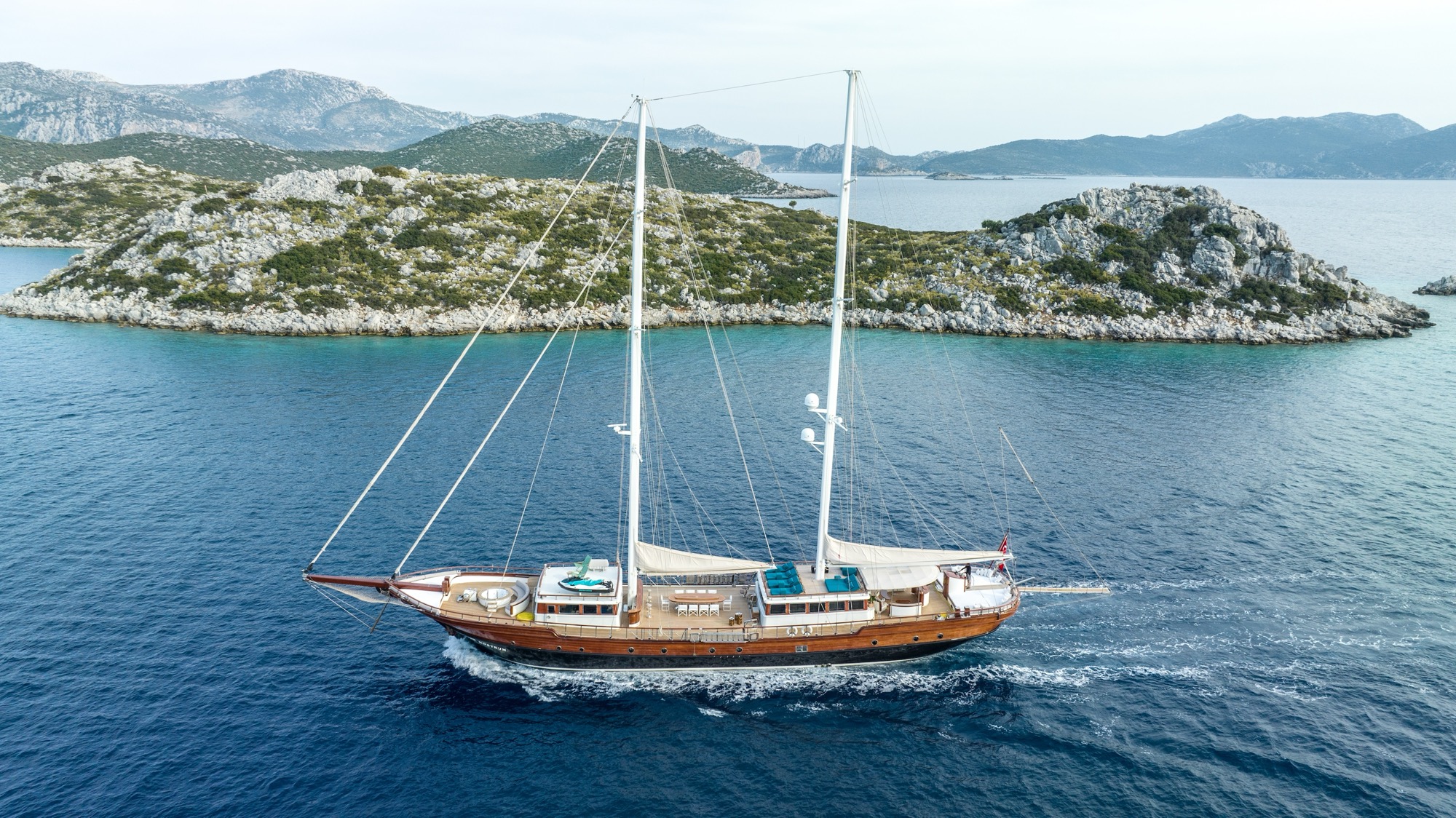Mare Nostrum gulet in a bay